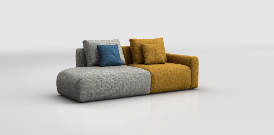 Nirone - medium linear sofa